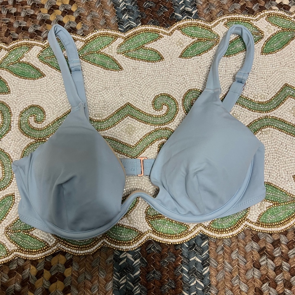 Shade & Shore Pale Blue Padded Bikini Top